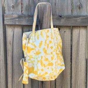 Anthropologie Leather Tote